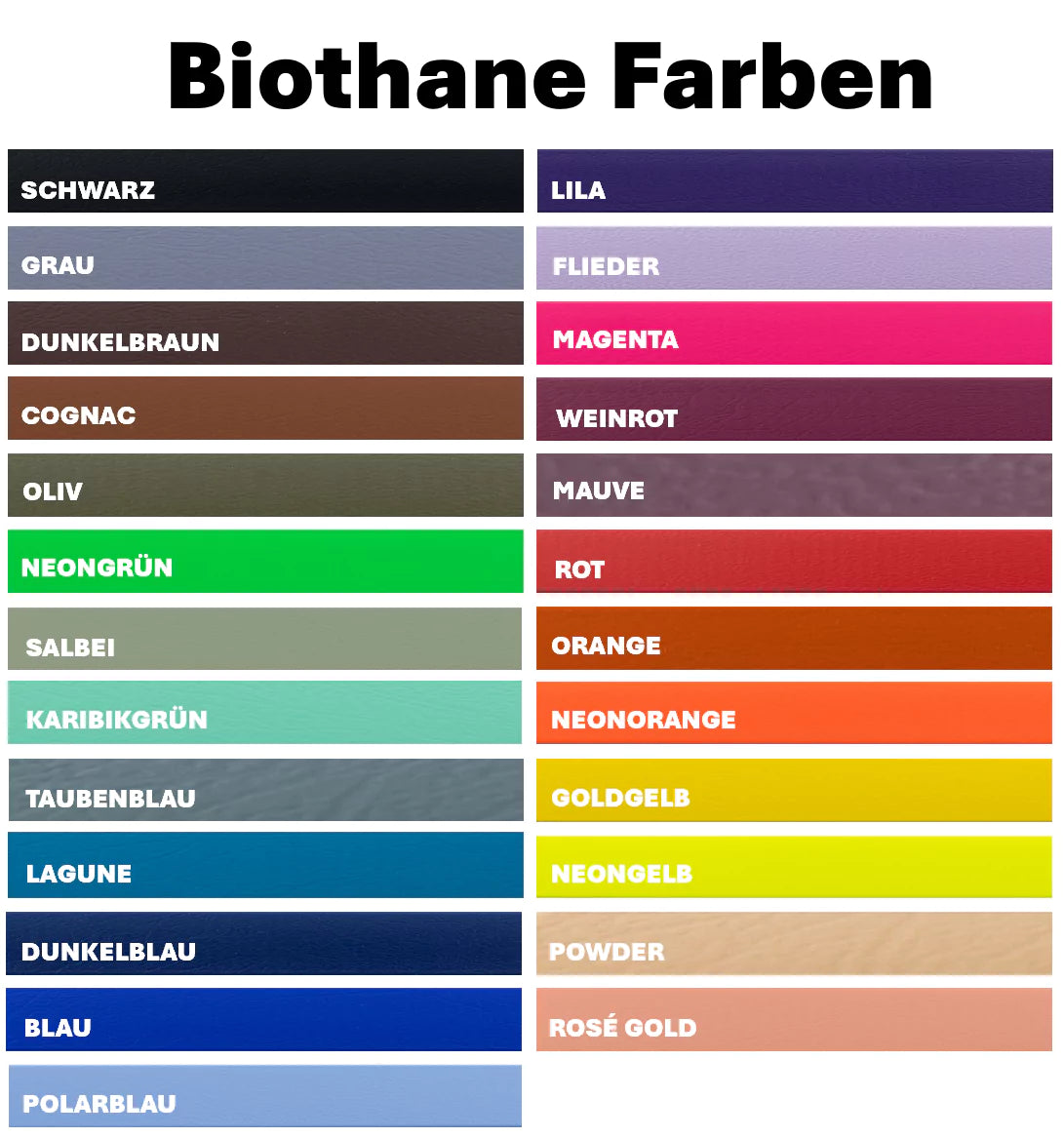 Biothane Leine Premium in Wunschfarbe von Elbhunde