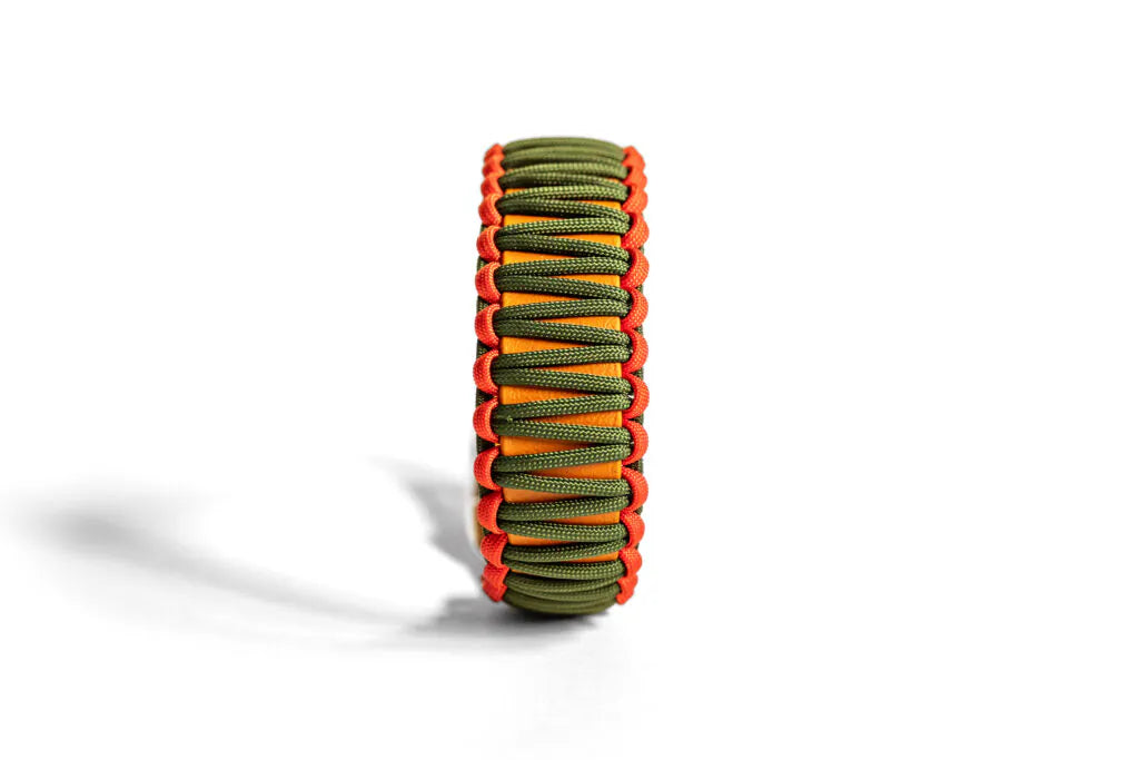 Biothane Paracord Halsband Crimson Pine