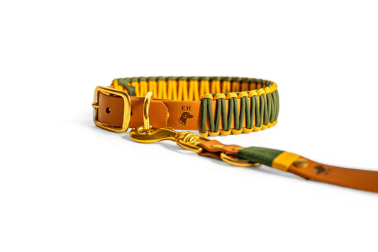 Biothane Paracord Halsband Honey Grove