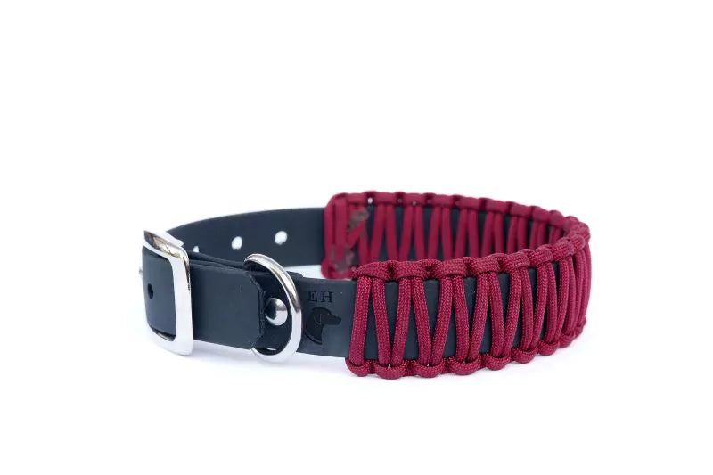 Biothane Paracord Halsband Berry