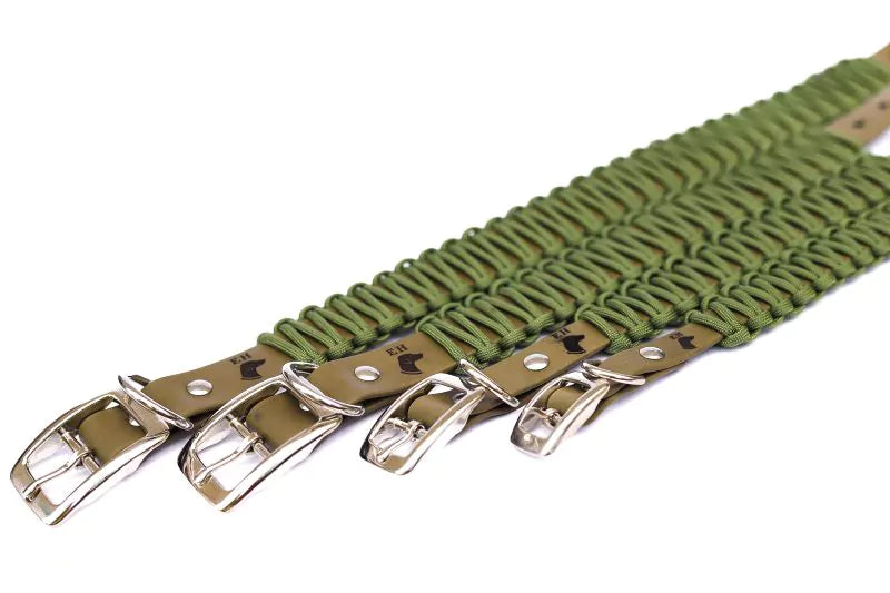 Biothane Paracord Halsband Honey Grove
