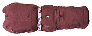 Hurtta Regenmantel Mudventure Coat in eggplant | blackberry | cinnamon | forest