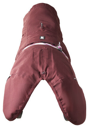 Hurtta Regenmantel Mudventure Coat in eggplant | blackberry | cinnamon | forest