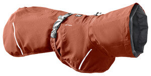Hurtta Regenmantel Mudventure Coat in eggplant | blackberry | cinnamon | forest