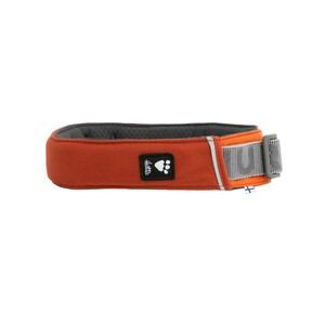 Hundehalsband -Hurrta- Rover Collar peacock, raven, cinnamon