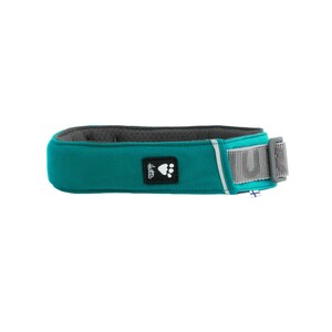 Hundehalsband -Hurrta- Rover Collar peacock, raven, cinnamon