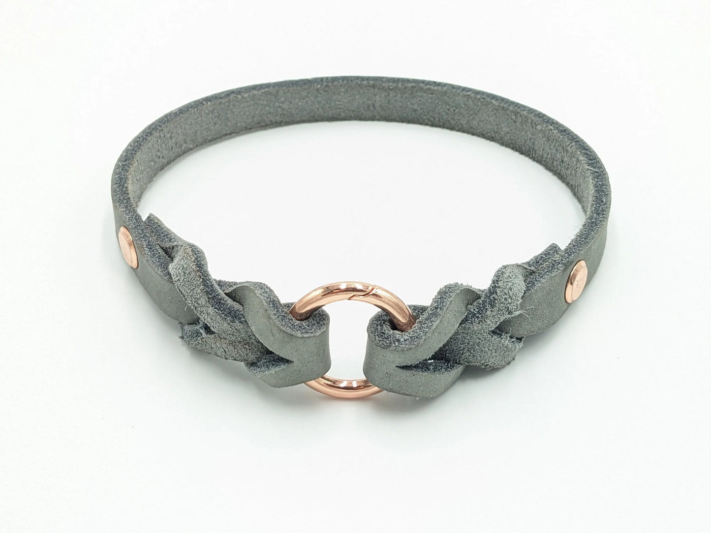 Markenhalsband aus Fettleder