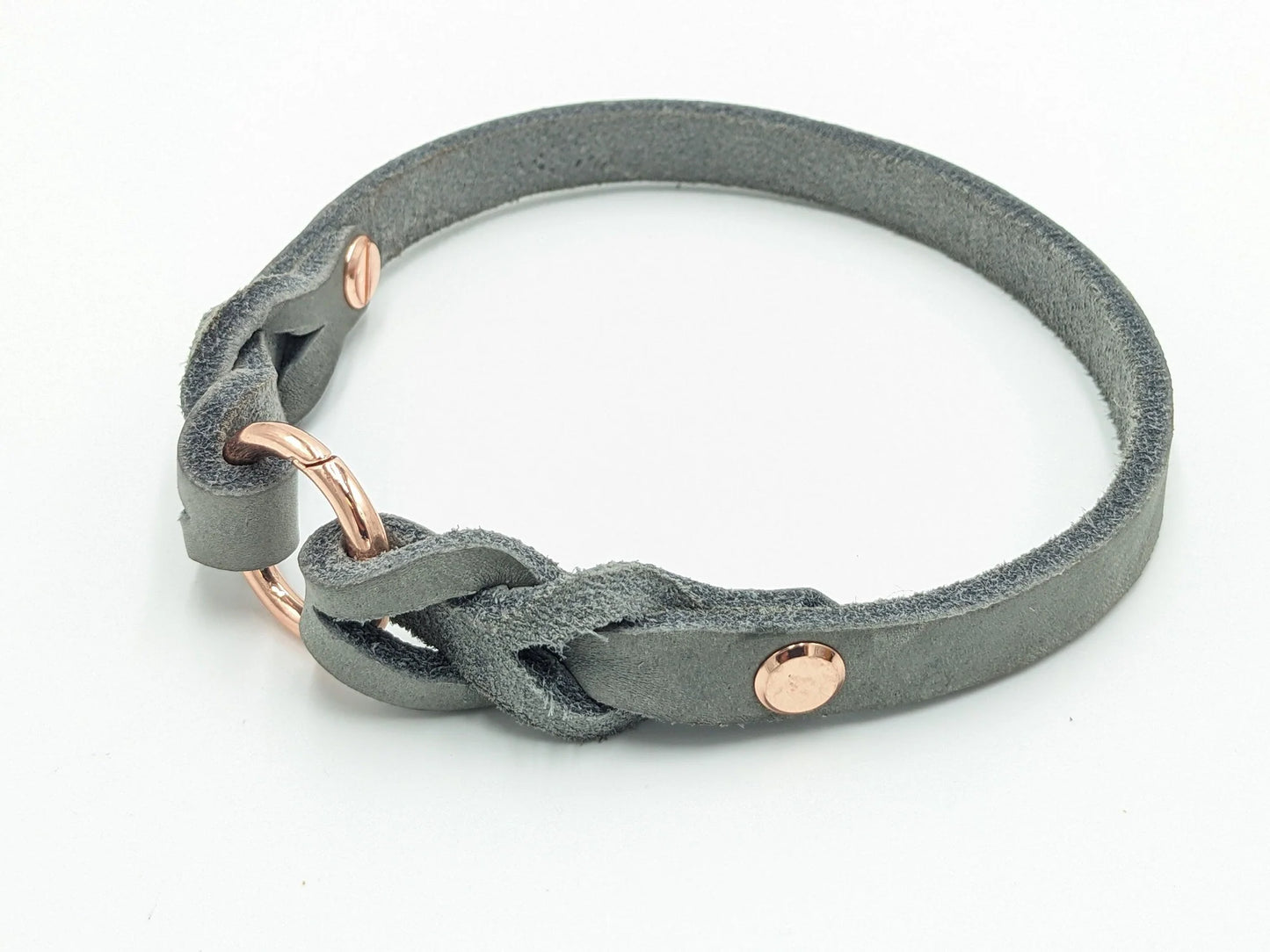 Markenhalsband aus Fettleder
