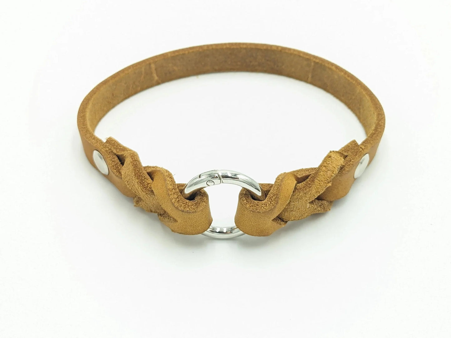 Markenhalsband aus Fettleder