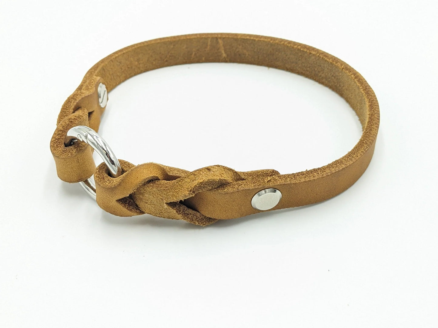 Markenhalsband aus Fettleder