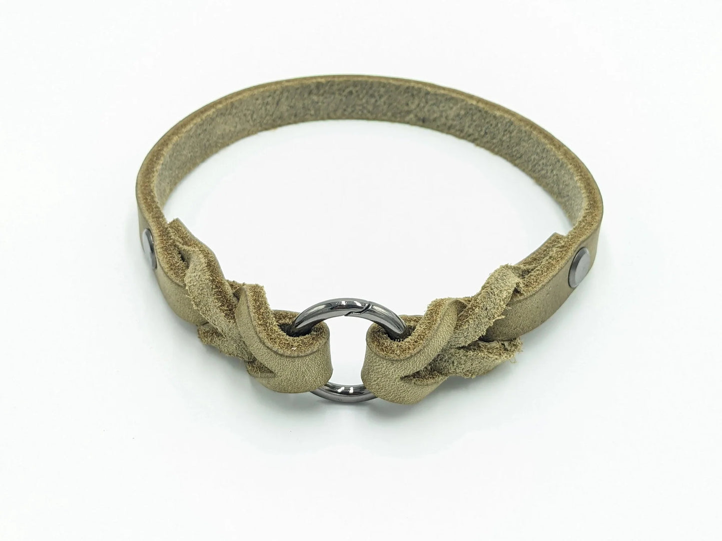 Markenhalsband aus Fettleder