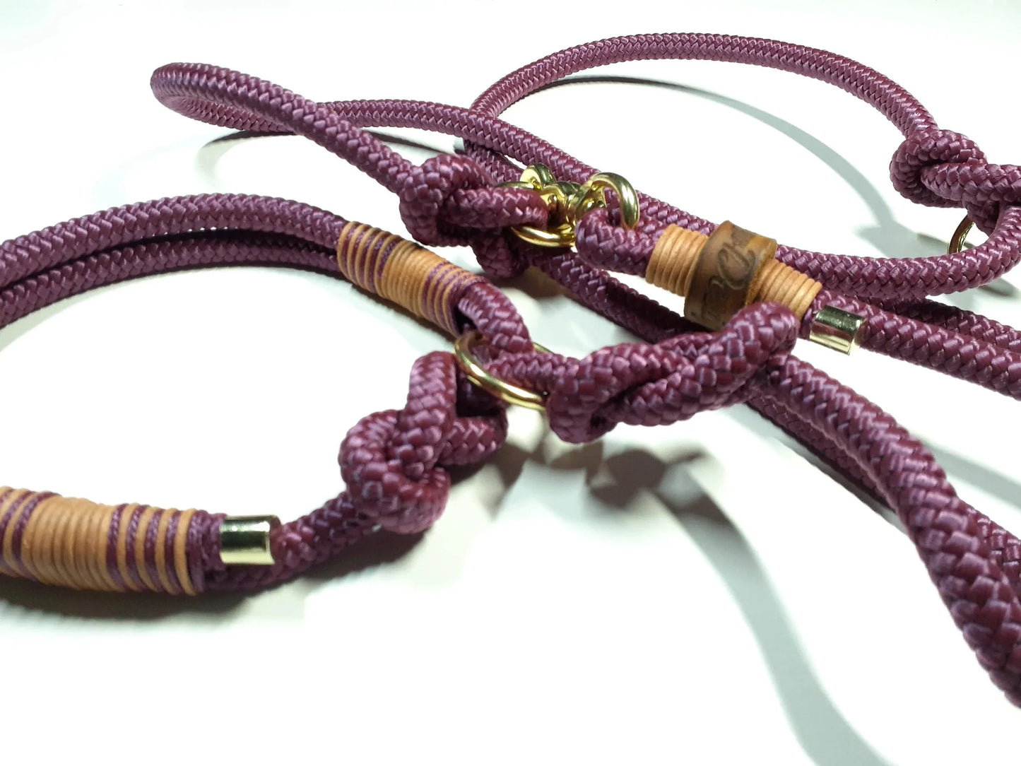 Retrieverleine LILLY Moxonleine, Hundeleine lila